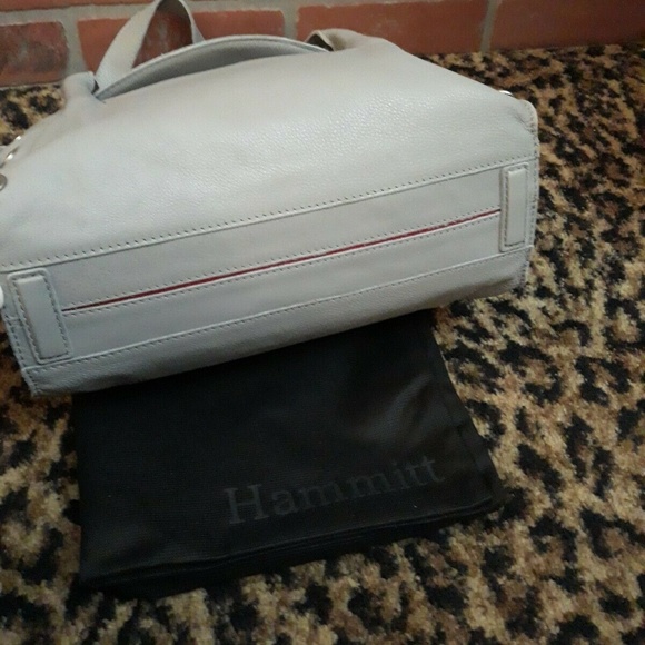 HAMMITT Shawn Gray Mist Handbag Silver TWO STRAPS - Picture 8 of 8